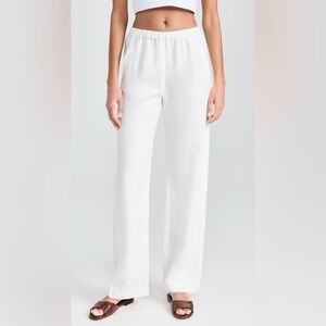 Enza Costa Twill Everywhere Pants in Off White 0/XS
